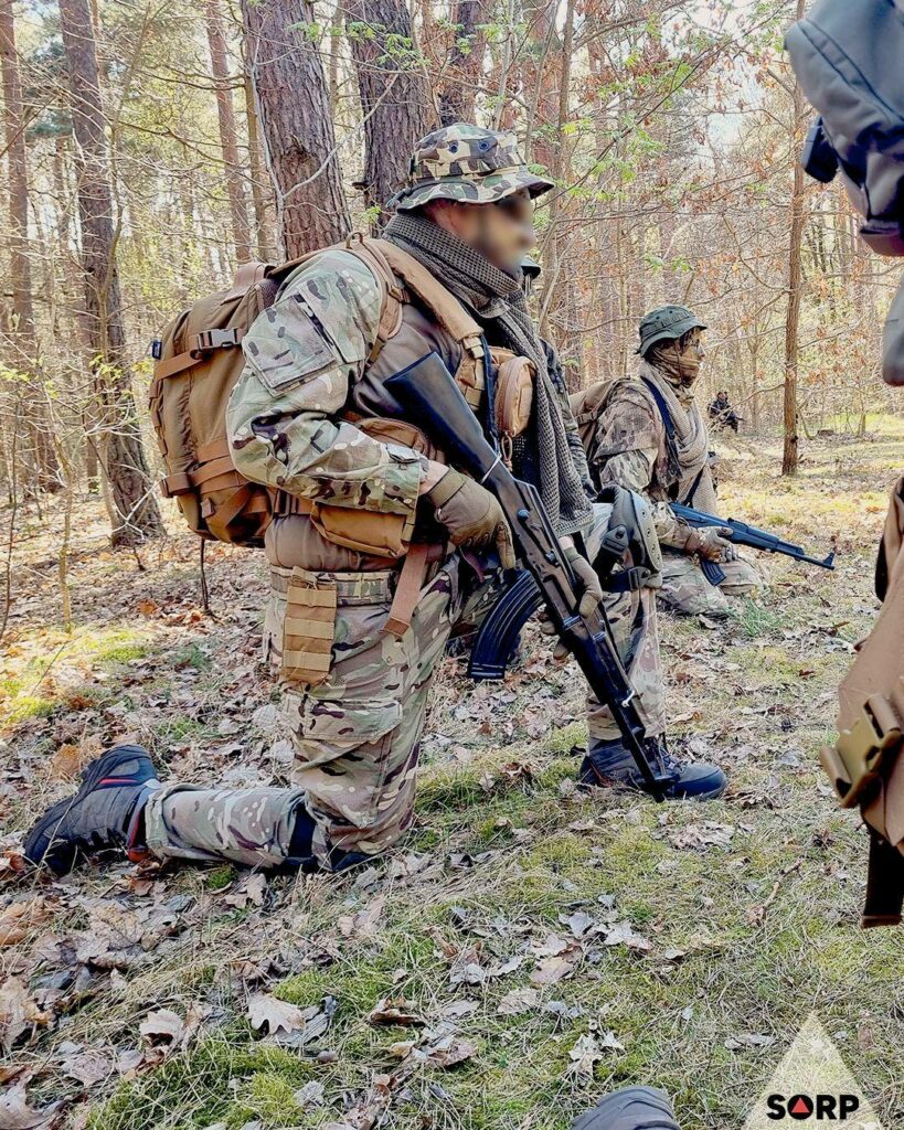 Uczestnik podczas szkolenia